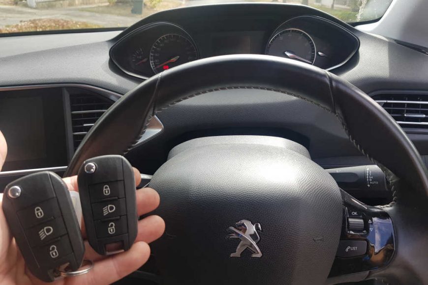 2015 Peugeot 308 Key Replacement